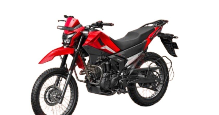 Hero dual-sport adventure bike patented