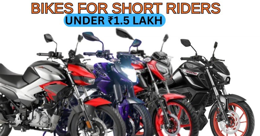 Best Bikes for Short Riders Under ₹1.5 Lakh