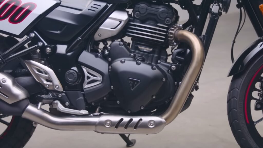 Triumph Tracker 400 349cc engine 40 PS