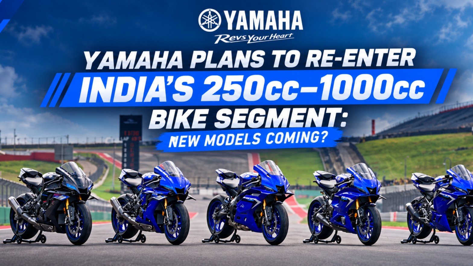 Yamaha re-enter 250cc to 1000cc segment